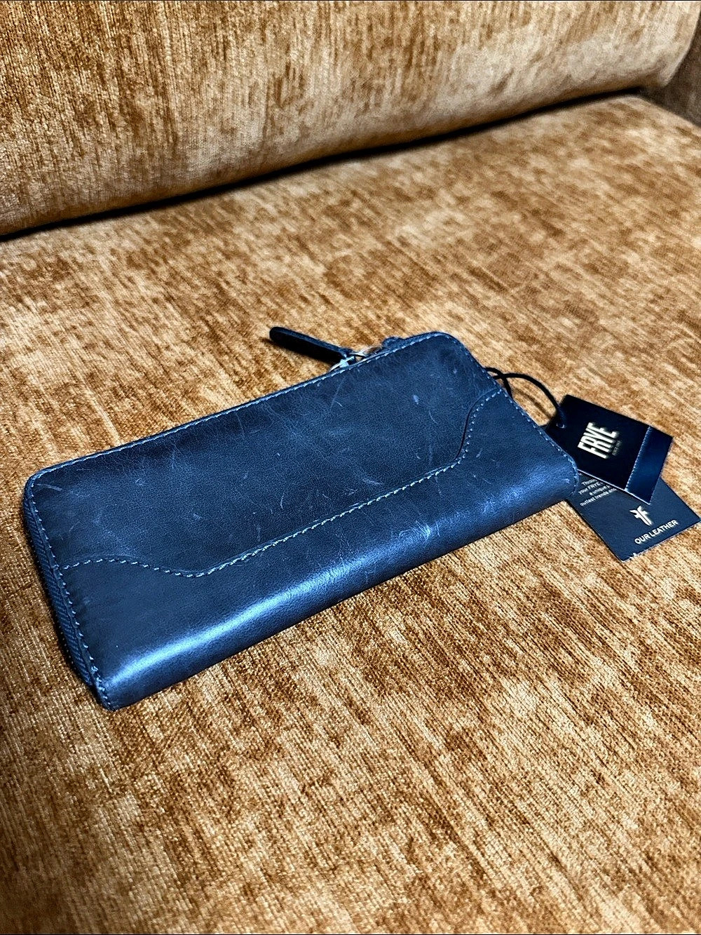 Hobo Zip-Around Wallet in Blue NWT